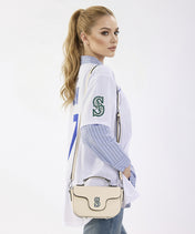 MLB Seattle Mariners Flap Crossbody Bag with Top Handle