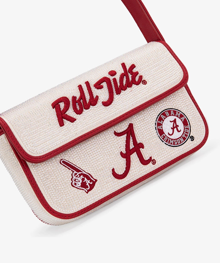 Alabama Crimson Beaded Bag
