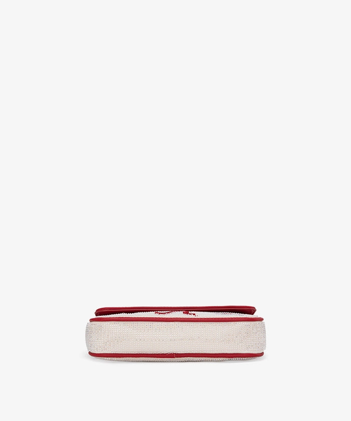 Alabama Crimson Beaded Bag