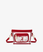 Alabama Crimson Tide Clear Crossbody Bag
