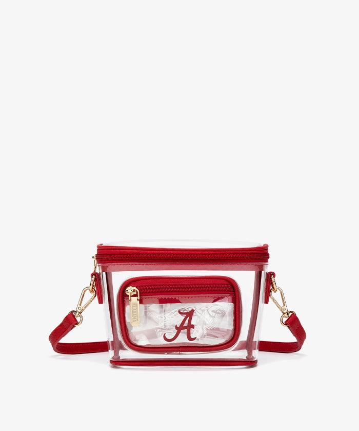 Alabama Crimson Tide Clear Crossbody Bag