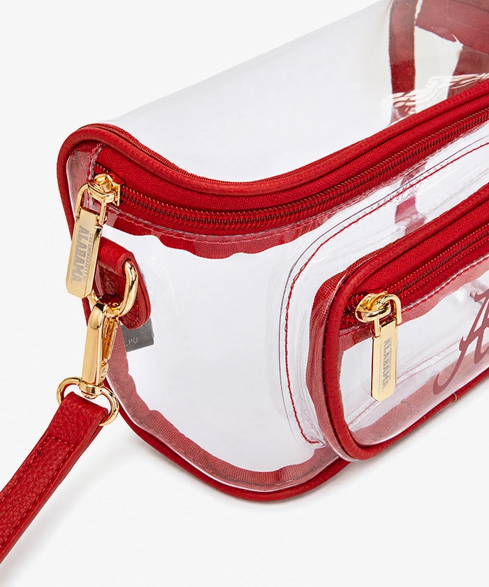 Alabama Crimson Tide Clear Crossbody Bag