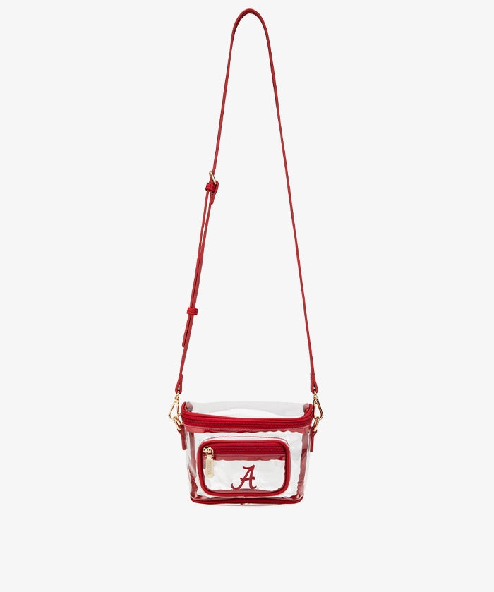 Alabama Crimson Tide Clear Crossbody Bag