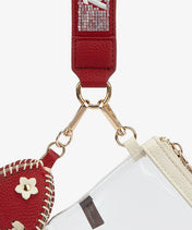 Alabama Crimson Tide Football Clear Wristlet Set