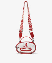 Alabama Crimson Tide Football Clear Crossbody Bag