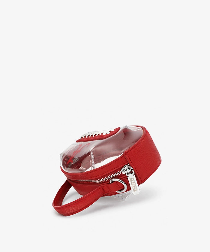 Alabama Crimson Tide Football Clear Crossbody Bag