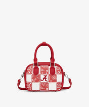 Alabama Crimson Tide Paisley Bandana Mini Satchel Crossbody Bag