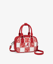 Alabama Crimson Tide Paisley Bandana Mini Satchel Crossbody Bag