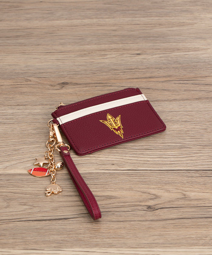 Arizona State Sun Devils Card Holder with Football Charm