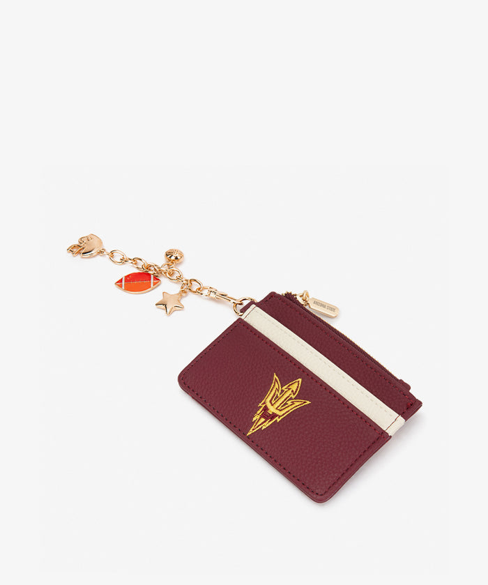 Arizona State Sun Devils Card Holder with Football Charm