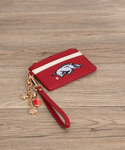 Arkansas Razorbacks Card Holder with Football Charm