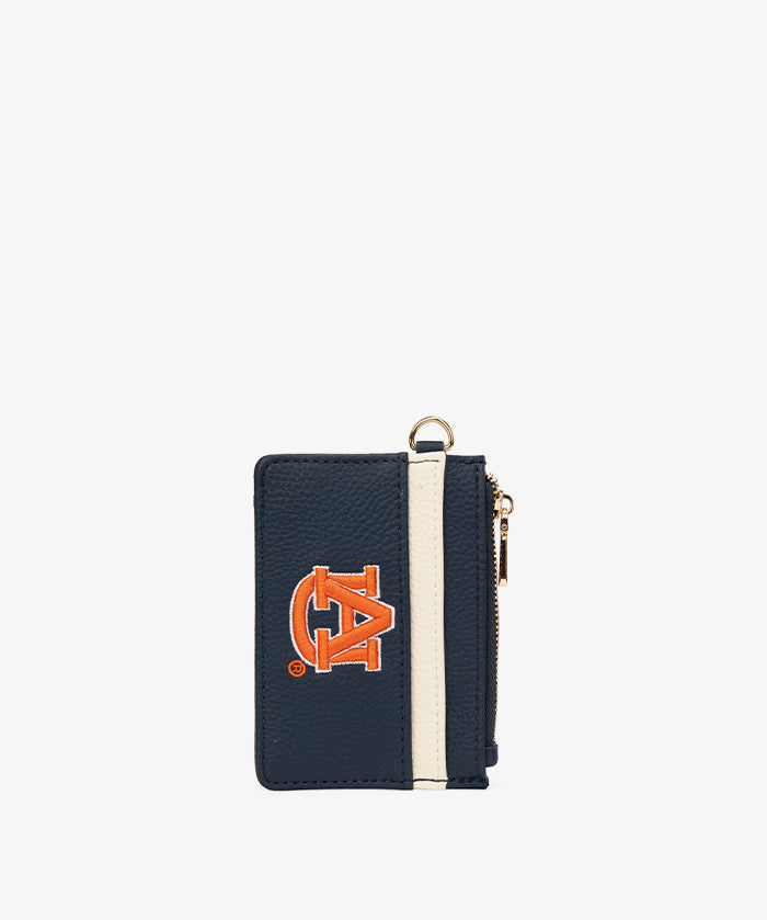 Auburn Tigers Card Holder with Football Charm