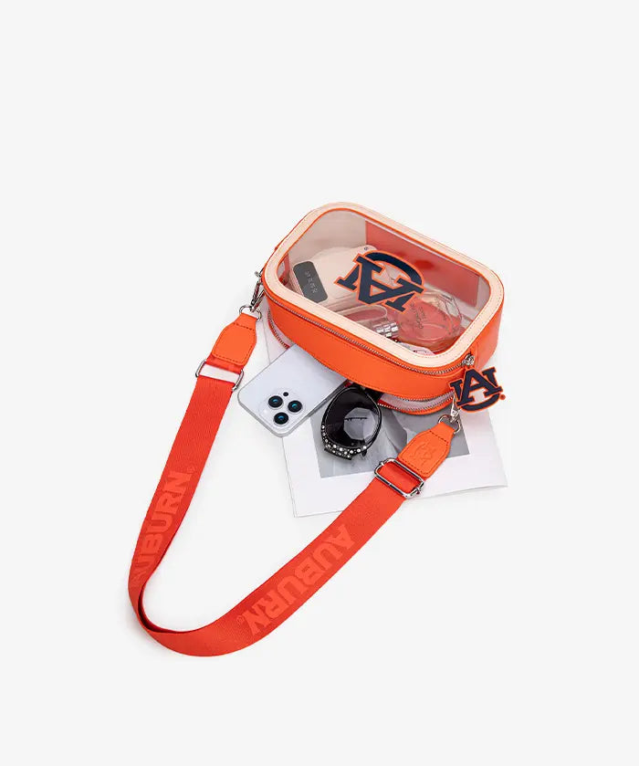 Auburn University Tigers Clear Camera Bag