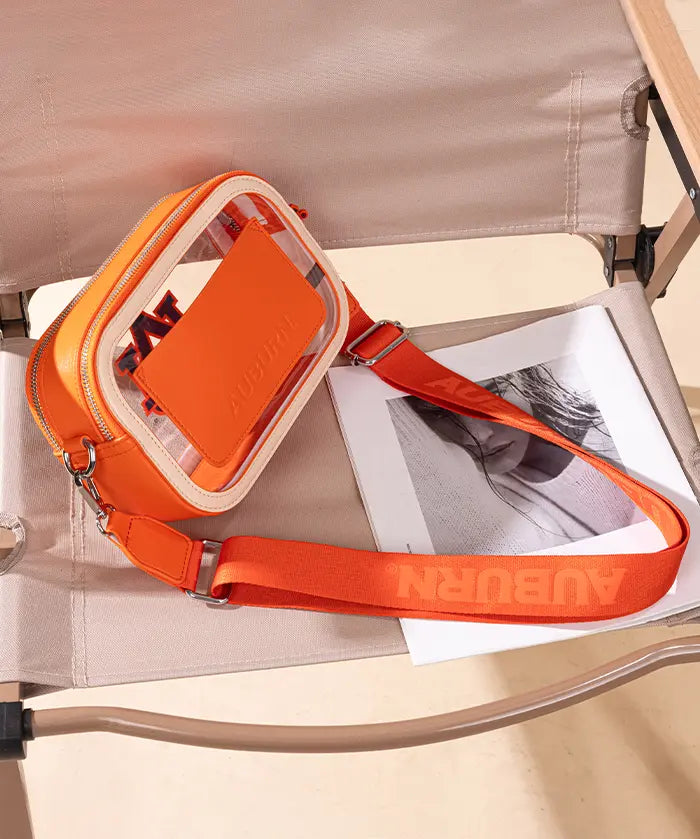 Auburn University Tigers Clear Camera Bag