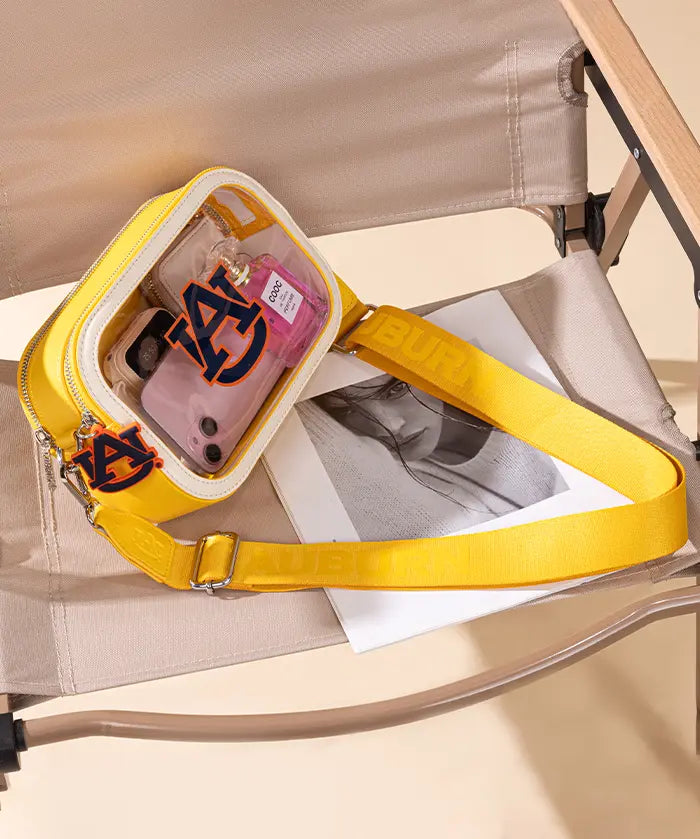 Auburn University Tigers Clear Camera Bag