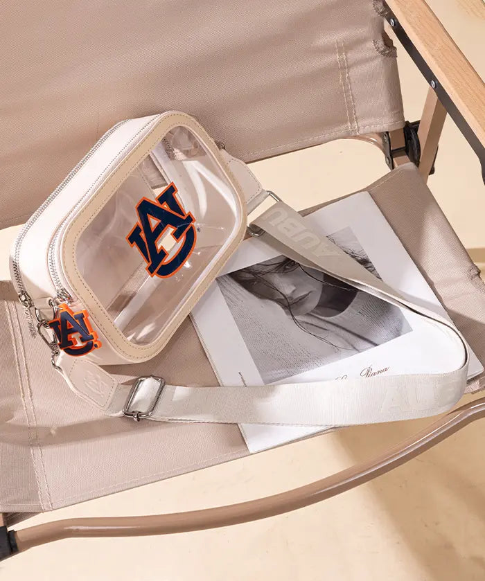 Auburn University Tigers Clear Camera Bag
