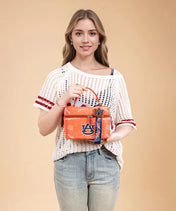 Auburn University Tigers Box Bag with Top Handle