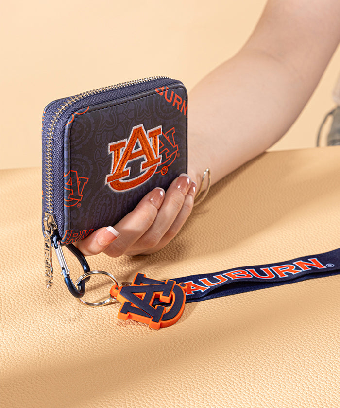 Auburn University Tigers Mini Wristlet Wallet