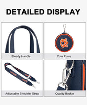Auburn University Tigers Tote Bag with Coin Pouch