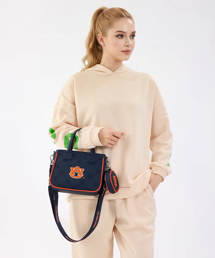 Auburn University Tigers Tote Bag with Coin Pouch