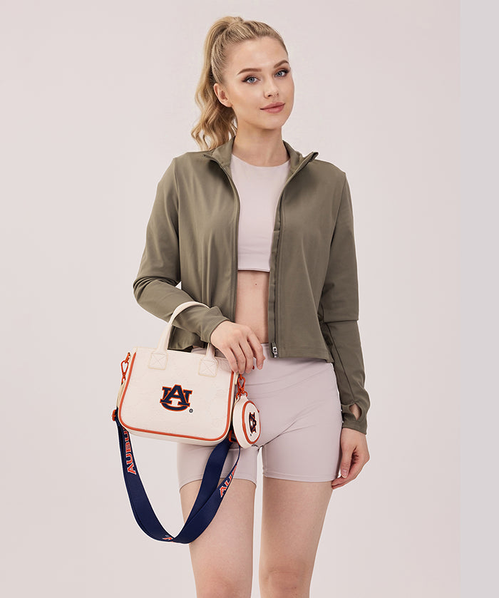 Auburn University Tigers Tote Bag with Coin Pouch
