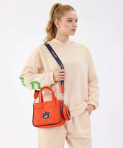 Auburn University Tigers Tote Bag with Coin Pouch