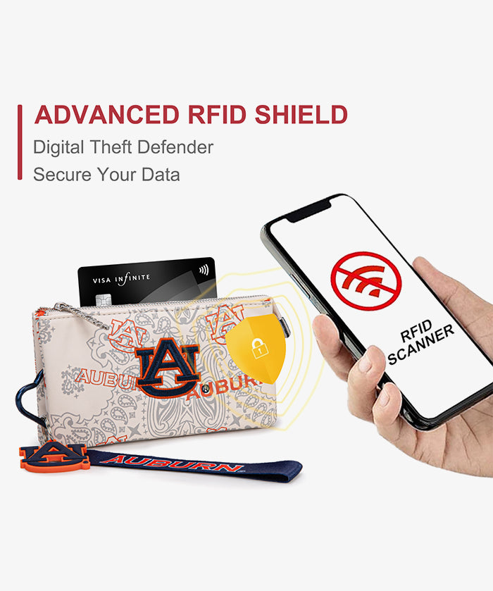 Auburn University Tigers Wristlet Wallet