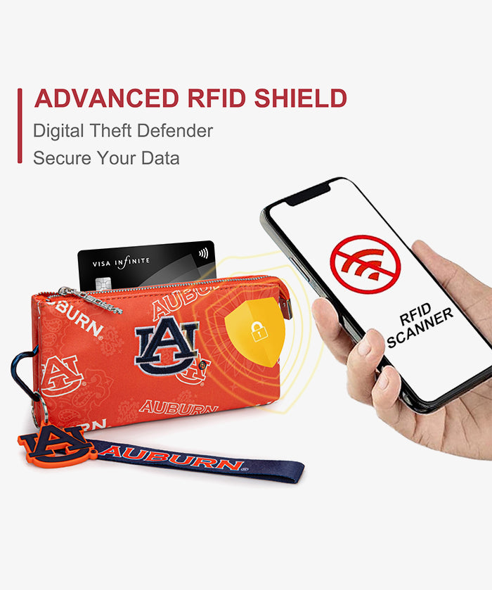 Auburn University Tigers Wristlet Wallet