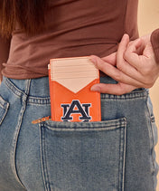 Auburn University Tigers Zip Card Case