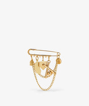 Baseball Game Day Safety Pin Bag Charm