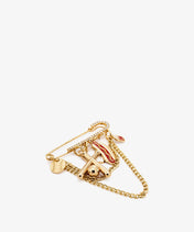 Baseball Game Day Safety Pin Bag Charm