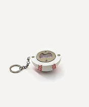 Baseball Keychain Bottle Opener