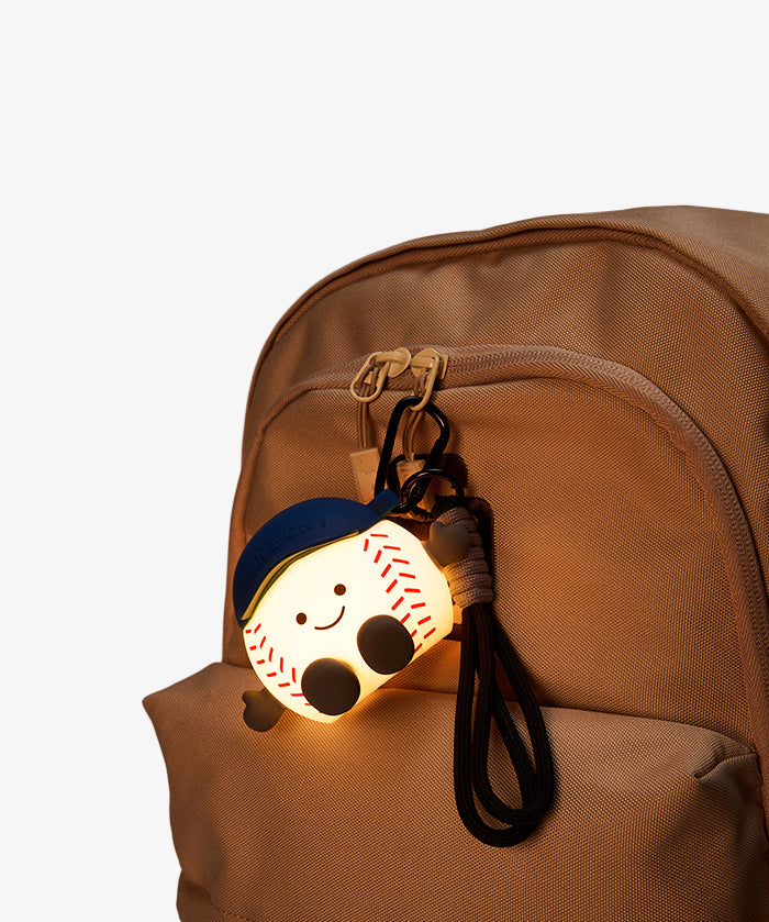 Baseball Light-Up Bag Charm