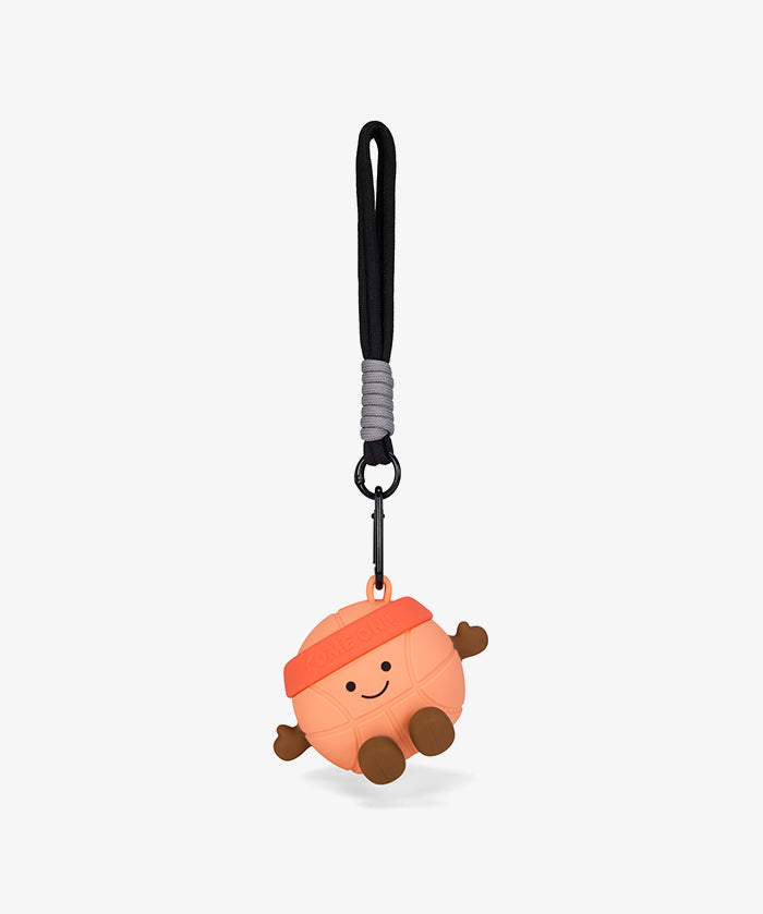 Basketball Light-Up Bag Charm