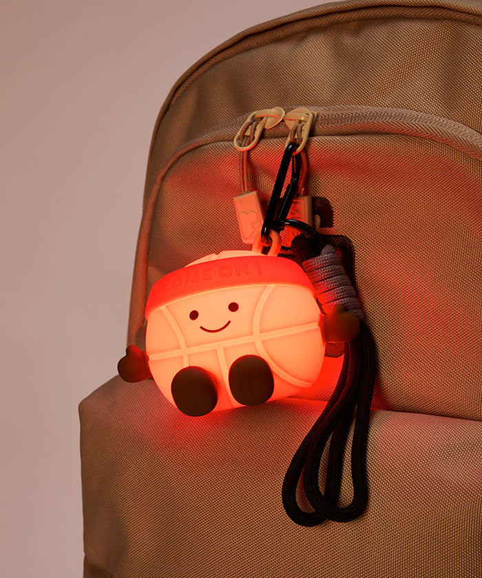 Basketball Light-Up Bag Charm