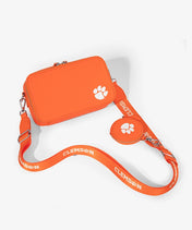 Clemson University Tigers Crossbody Bag with Coin Pouch
