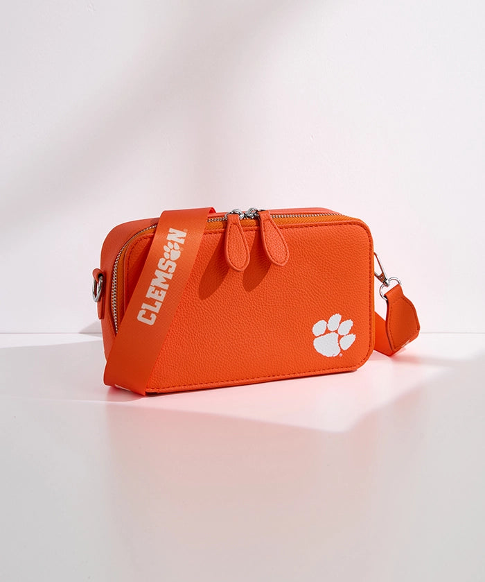 Clemson University Tigers Crossbody Bag with Coin Pouch