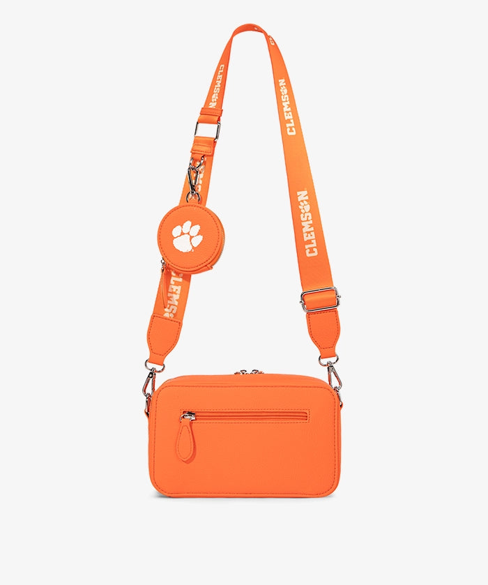 Clemson University Tigers Crossbody Bag with Coin Pouch