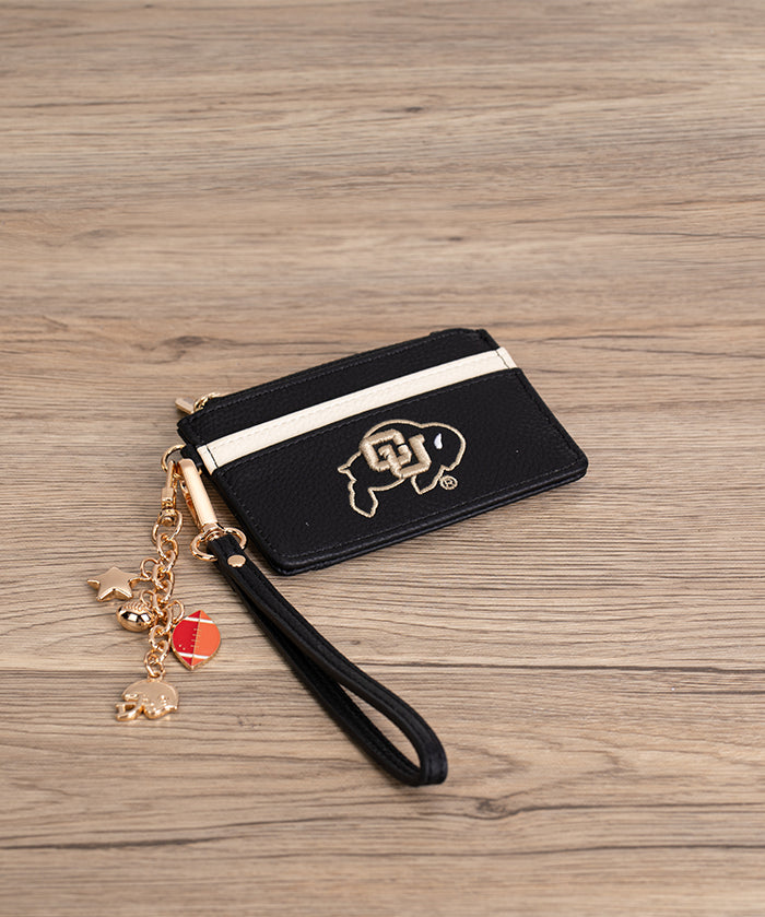 Colorado Buffaloes Card Holder with Football Charm
