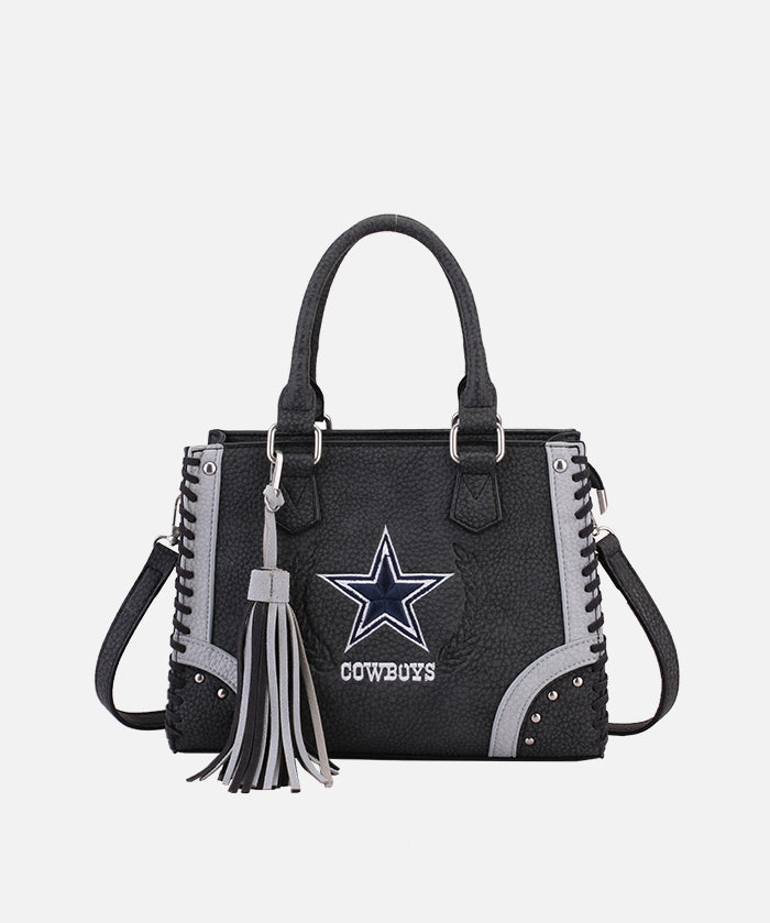 NFL Dallas Cowboys Whipstitch Fringe Tote Bag