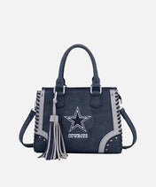 NFL Dallas Cowboys Whipstitch Fringe Tote Bag