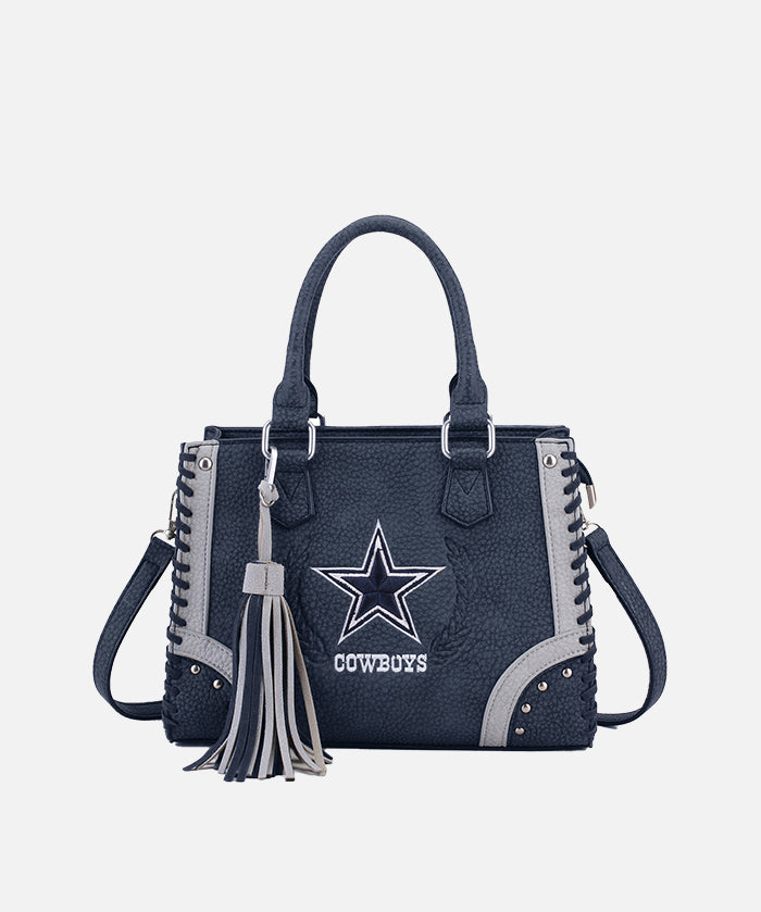 NFL Dallas Cowboys Whipstitch Fringe Tote Bag