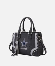 NFL Dallas Cowboys Whipstitch Fringe Tote Bag