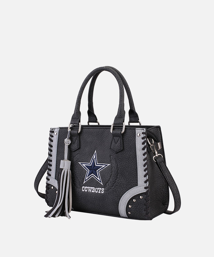 NFL Dallas Cowboys Whipstitch Fringe Tote Bag