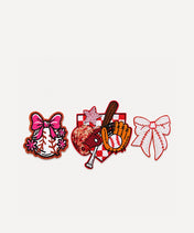Embroidered Baseball Iron-On Patches Set