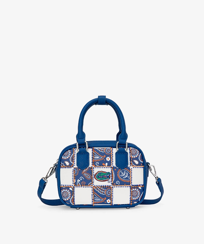 Florida Gators Paisley Bandana Mini Satchel Crossbody Bag