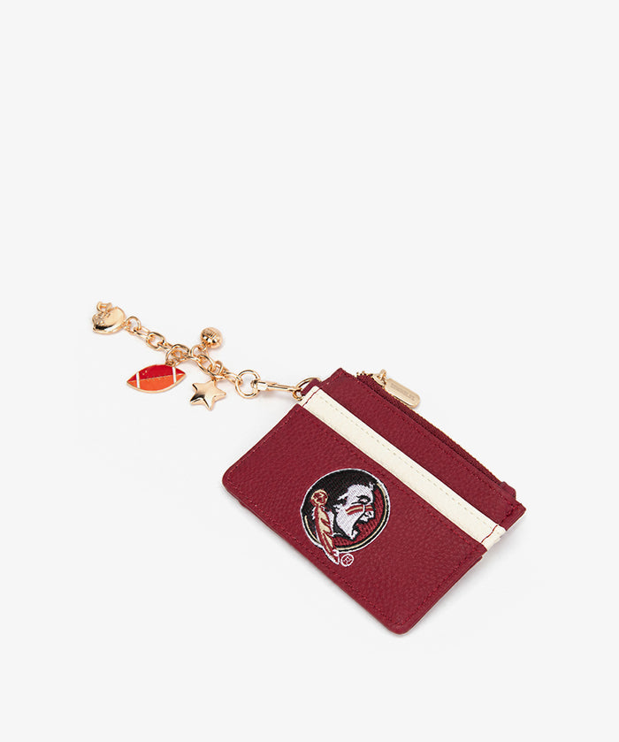 Florida State Seminoles Card Holder with Football Charm