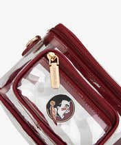 Florida State Seminoles Clear Crossbody Bag