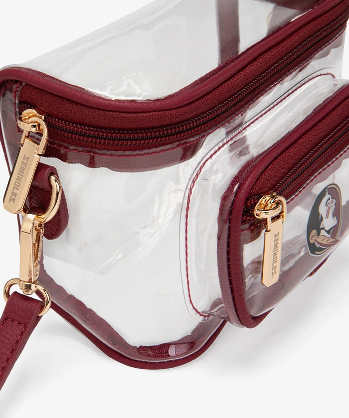 Florida State Seminoles Clear Crossbody Bag