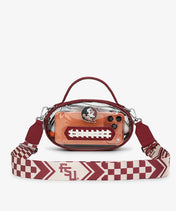 Florida State Seminoles Football Clear Crossbody Bag